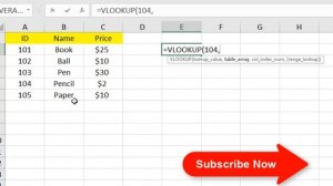 How to Use VLOOKUP Function in Excel