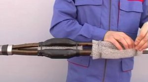 Монтаж соединительной муфты eks-10СКаТ-3-СЛ-М