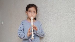 Гамма до мажор на блок-флейте