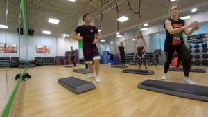 Степ-аэробика. Комбинация на 16 счетов