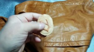 Лайфхак. Как починить кожаную куртку, сумку.( зашить, заделать порез, дырку)