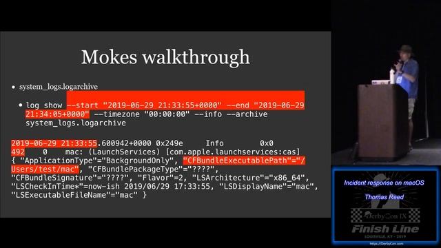 1 19 Incident response on macOS Thomas Reed смотреть онлайн