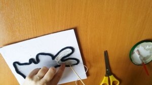 Мастер-класс по изготовлению картины из остатков шерстяных ниток