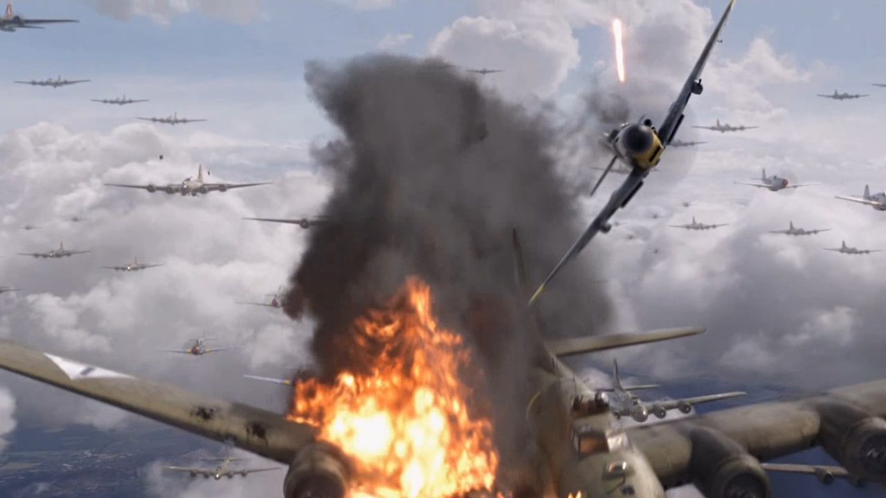 Воздушный бой с бомберами. смотреть онлайн