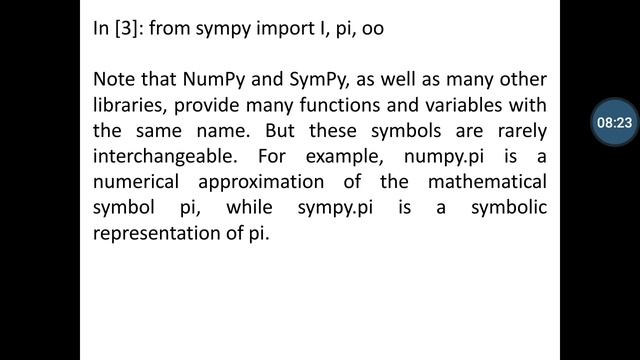 Symbolic Computing using SymPy смотреть онлайн