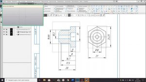Сборка двух деталей в КОМПАС 2019. 3D B 2D моделирование.