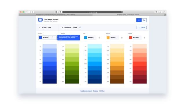 Eva Colors. AI powered color generator смотреть онлайн
