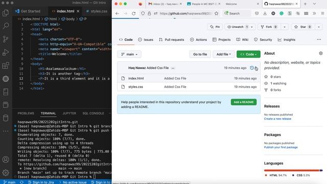 Git Intro 2 смотреть онлайн