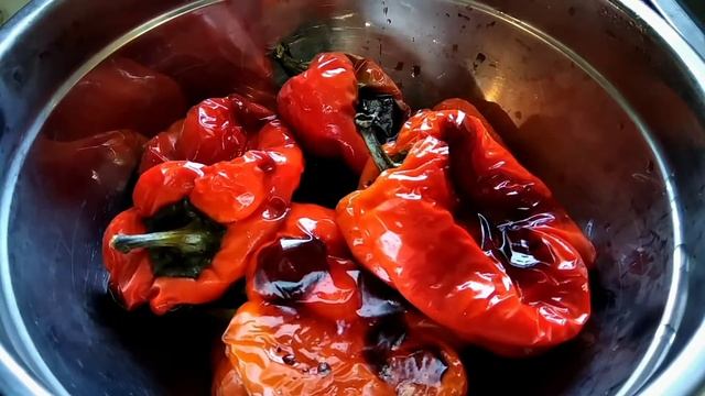 Самая вкусная закуска Маринованный запеченный перец.