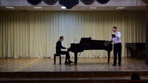 Пауль Хиндемит Соната для тромбона и фортепиано I часть
