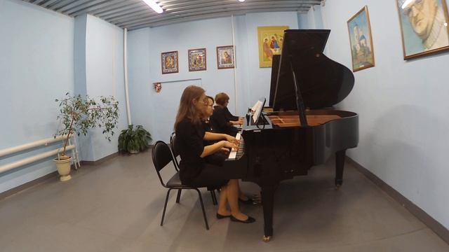 Б.Сметана Рондо для 2х фортепиано в 8 рук Забытина М.А. Колесникова Н.К. Брык Н.А. Рощина М.С. смотреть онлайн