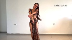 Online Belly Dance Nataly Hay - Ahebak choreography Hussain Al Jassmi רקדנית בטן נטלי חי حسين الجسم