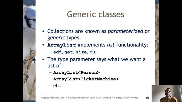 Chapter 4, video 1: Java's ArrayList class
