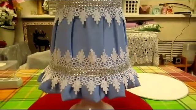 абажур из ткани для настольной лампы из Икеа смотреть онлайн
