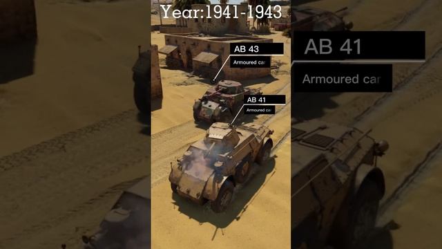 Italian Tank Evolution Part 1 #warthunder #shortvideo