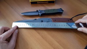 Складной гигант. Большой туристический нож Browning DA 52