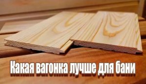 Какая вагонка лучше для бани