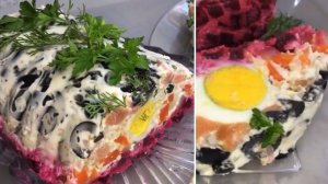 Новый оочень вкусный салат из привычных продуктов.