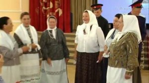 Ансамбль старинной казачьей песни "КАЗАЧЬЯ УДАЛЬ" на фестивале "Православная Россия"