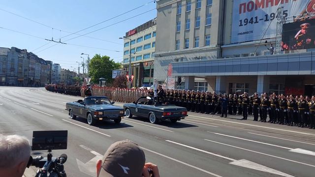 Самое начало военного парада в Калининграде смотреть онлайн