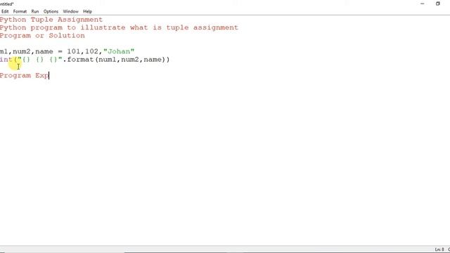 Python Tuple Assignment | #Python_for_Beginners