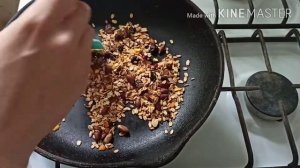 Гранола на сковороде! За 15 минут! Без сахара! Без меда!