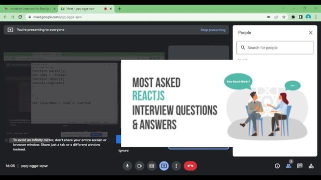 Reactjs Interview | React.js | JavaScript | HTML | CSS Interview Question and Answers