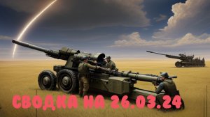 СВО РОССИЯ. Карта Боевых Действий. 26 Марта 2024 года.