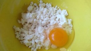 Творожное печенье с яблоком и корицей на кефире