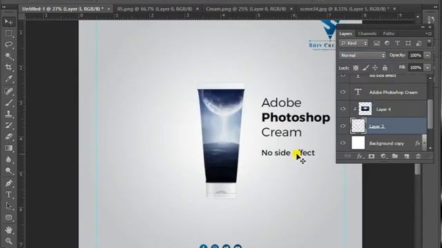 Make Adobe Photoshop Cream | Photoshop | Creative Design смотреть онлайн