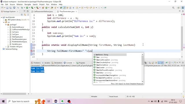 Passing parameters and returning value| Java for Selenium | Core Java for beginners | Malayalam | #
