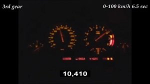 BMW X5 4 6is E53 347 Hp V8 0 190 km h acceleration разгон