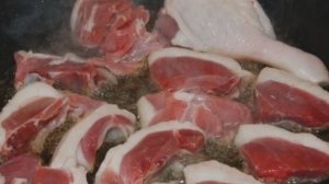 Вкусная утка кусочками