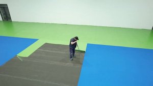 Работа по поставке и монтажу профессионального теннисного покрытия Хард