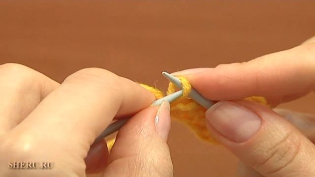 Knitting Flower Tutorial 3 Цветок вязаный спицами смотреть онлайн