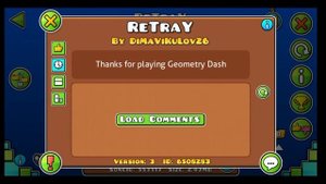 Как искать уровень в Geometry dash  по  ID.