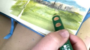 ПЛЕНЭР | масляная пастель на пленэре