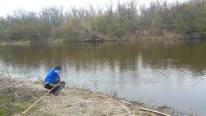 Рыбалка на экраны, рыболовный экран, уловил стаю рыб