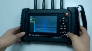 Профессиональный сканер радиочастот Hunter Camera HS-5000A в работе