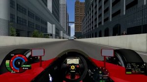 Rfactor SRM F1 1990 Mod Ferrari 641 V12 Detroit Street Circuit Lap