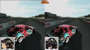 Logitech G27 / Logitech Driving Force GT / Comparison LFS DRIFT 720°