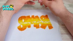 ГРАФФИТИ - 9 МАЯ  !!! КАК НАРИСОВАТЬ? !!! урок граффити graffiti logo