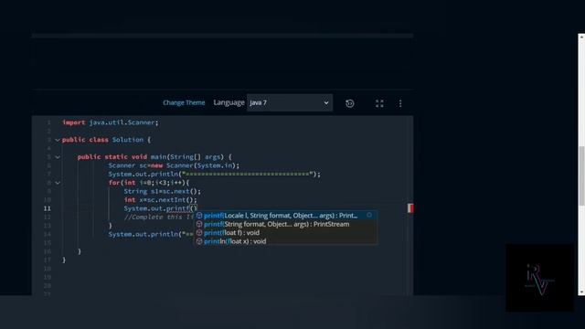 HackerRank java Solution - Java Output Formatting-Task 5-With Source Code @Rahul_Vijayan #hackerran