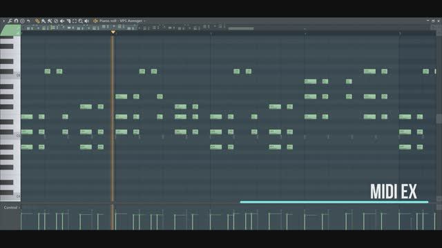 Midi Example in FL Studio 23