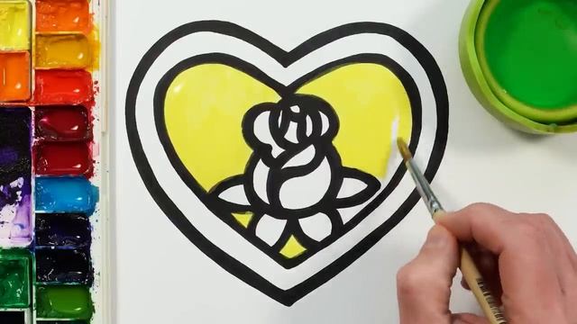 Рисуем фломастерами. Простой милый рисунок. Рисование для детей смотреть онлайн