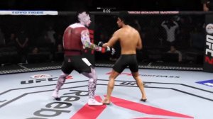 Leatherface vs. Bruce Lee (EA sports UFC 2)