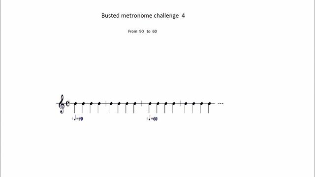 Busted metronome challenge 4 - From 90 to 60 смотреть онлайн
