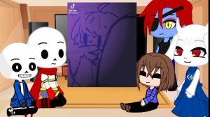Реакция Андертейл на самих себя | Undertale's reaction to themselves | Rus/Eng