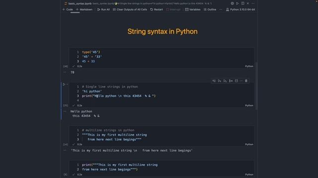 Basic Syntax of Python