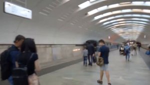 Москва 580 станция метро Бабушкинская лето день